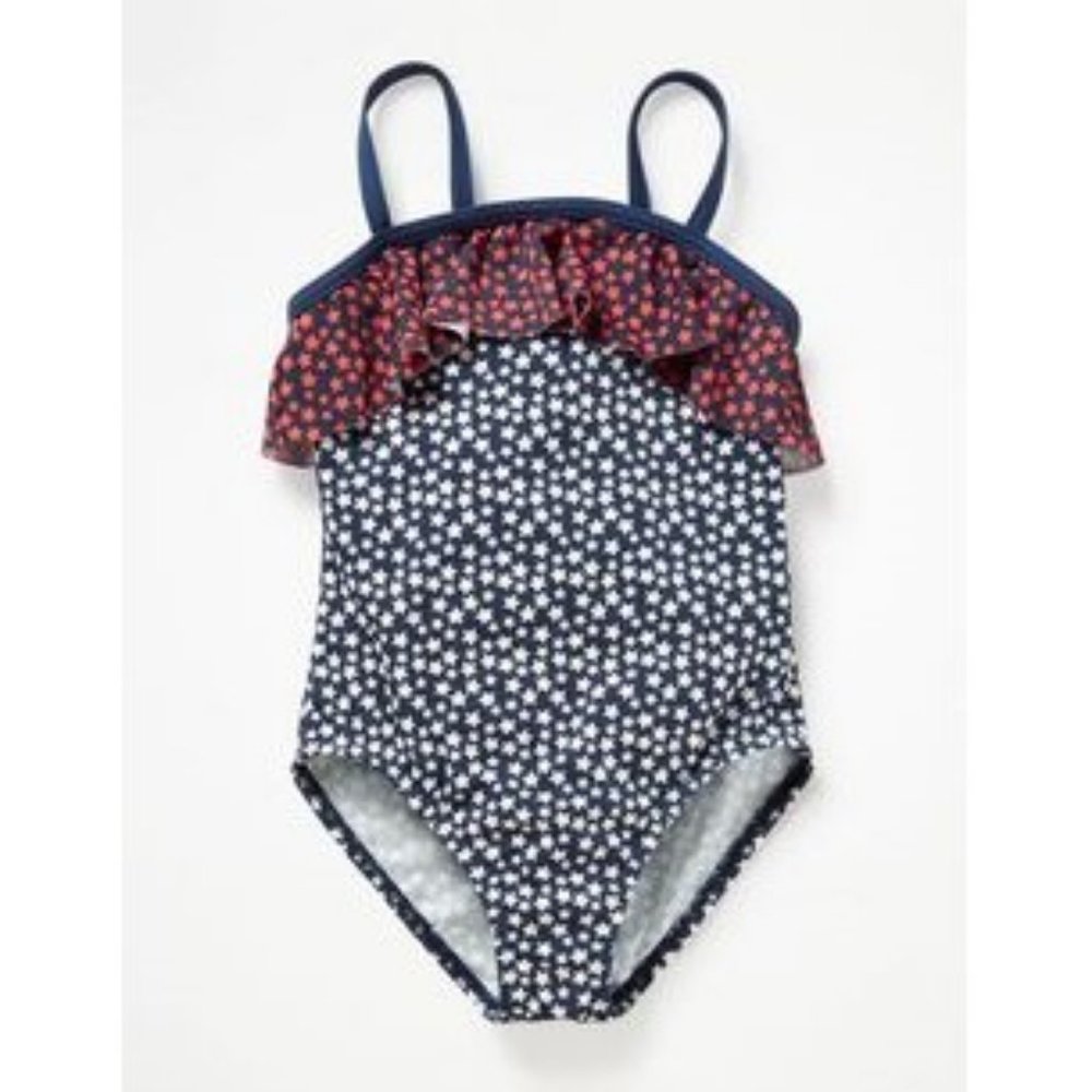 Boden Frill Detail Swimsuit Stars NWT - Host Pick*
